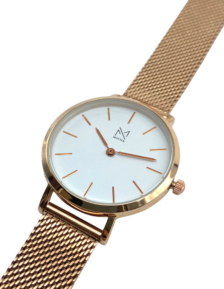 Classico / White & Rose Gold / Rose Gold Steel