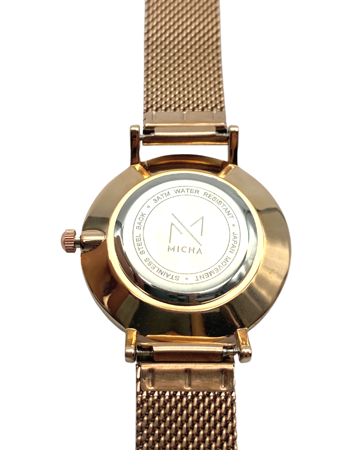 Classico / White & Rose Gold / Rose Gold Steel