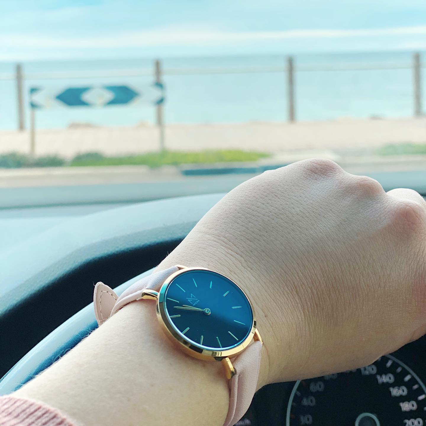 Classico / Black & Gold / Pink Leather