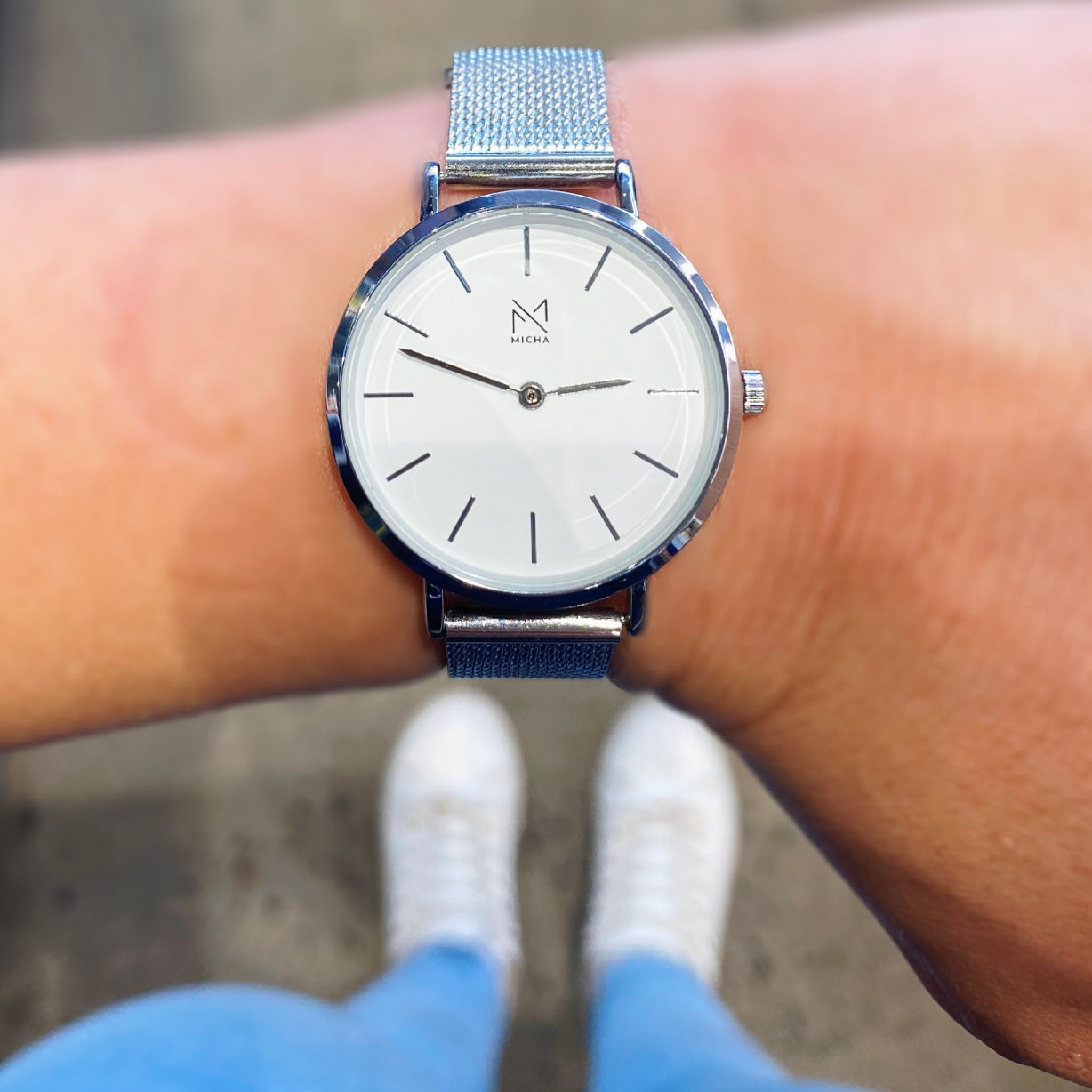 Classico / White & Silver / Silver Steel