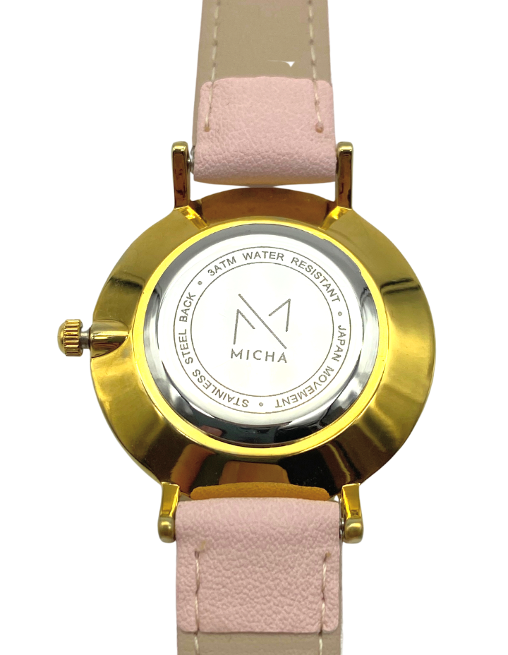 Classico / Black & Gold / Pink Leather