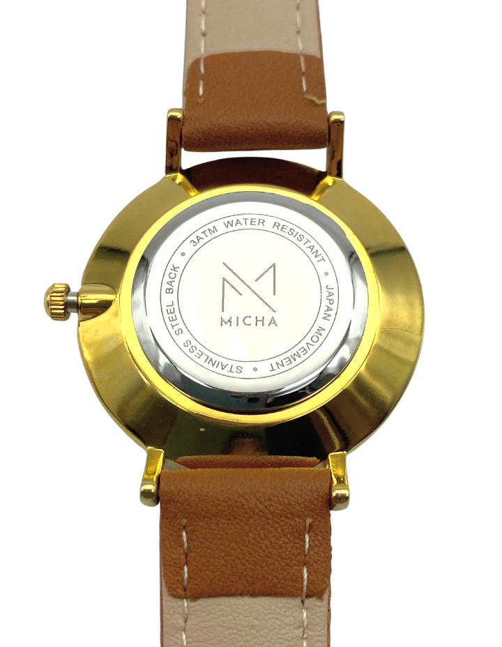 Classico / Black & Gold / Brown Leather
