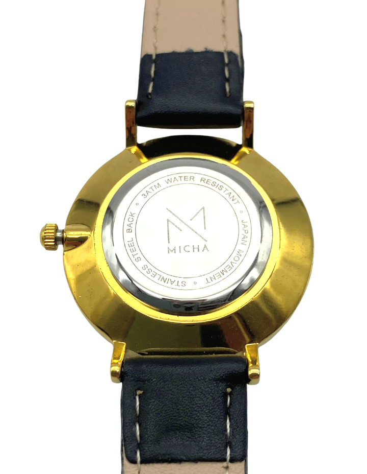 Classico / Black & Gold / Black Leather