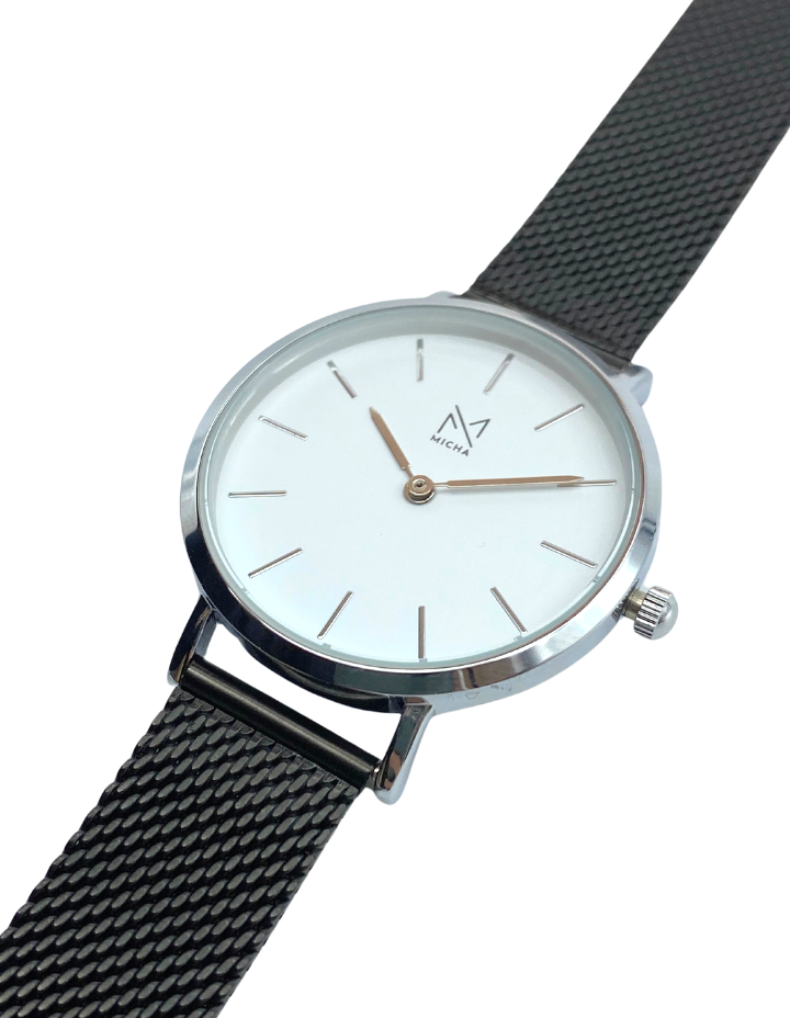 Classico / White & Silver / Black Steel