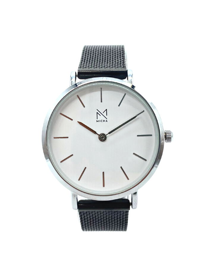 Classico / White & Silver / Black Steel